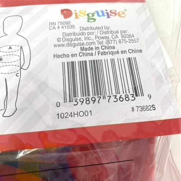 Disguise Toddler Super Mario Halloween Costume Jumpsuit Size Various - Picture 10 of 11